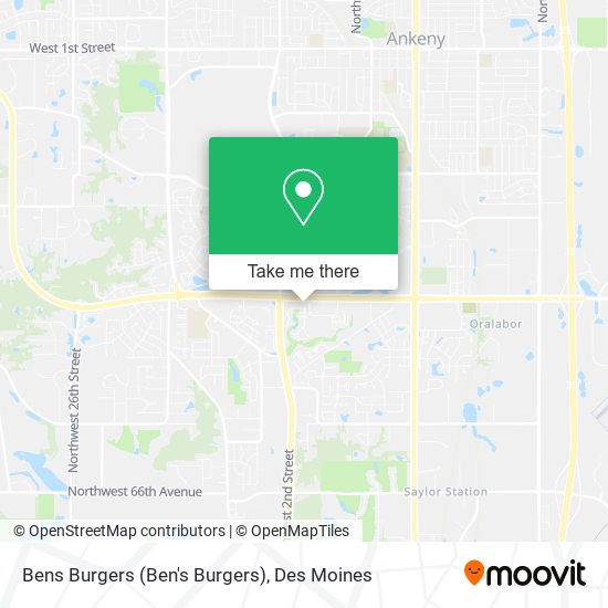 Bens Burgers (Ben's Burgers) map