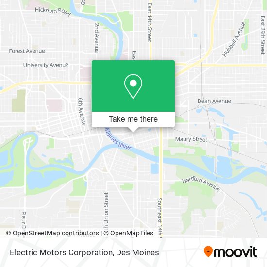 Mapa de Electric Motors Corporation