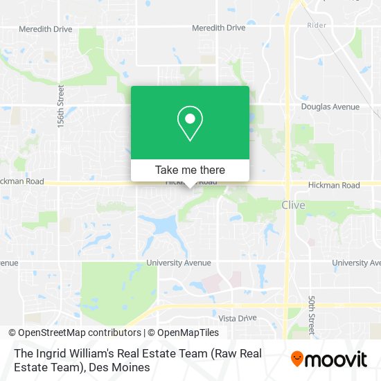The Ingrid William's Real Estate Team (Raw Real Estate Team) map