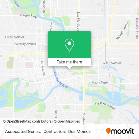 Associated General Contractors map