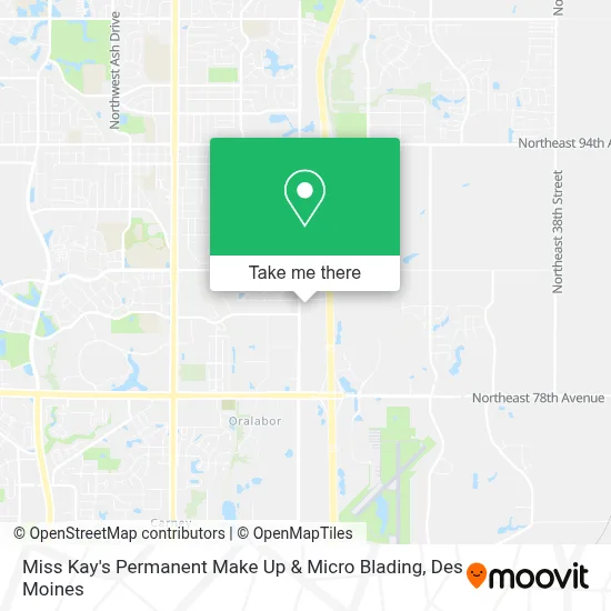 Miss Kay's Permanent Make Up & Micro Blading map