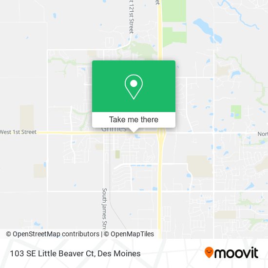 Mapa de 103 SE Little Beaver Ct