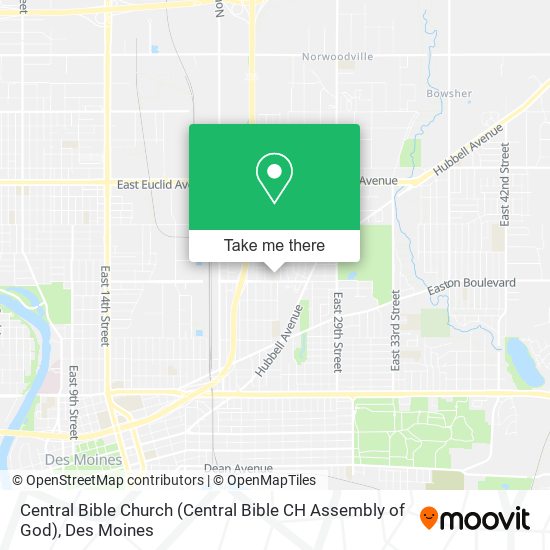 Central Bible Church (Central Bible CH Assembly of God) map