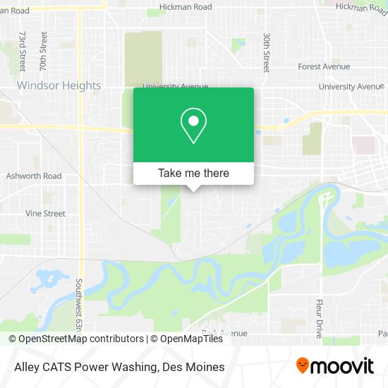 Alley CATS Power Washing map