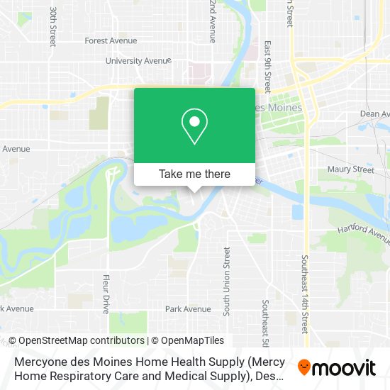 Mapa de Mercyone des Moines Home Health Supply (Mercy Home Respiratory Care and Medical Supply)