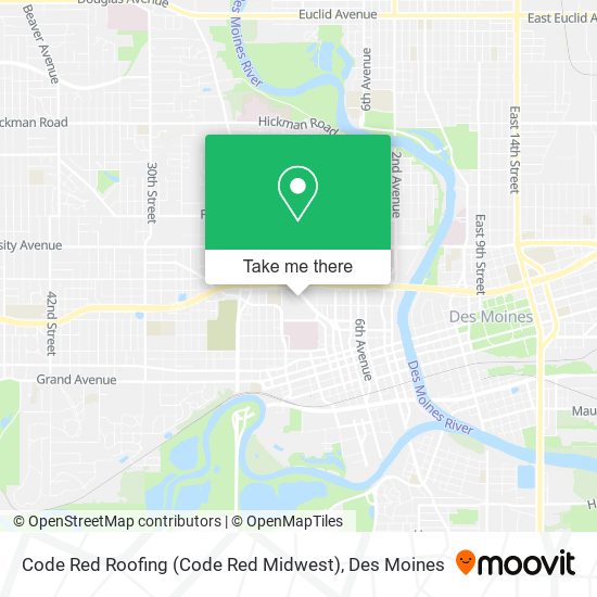 Code Red Roofing (Code Red Midwest) map