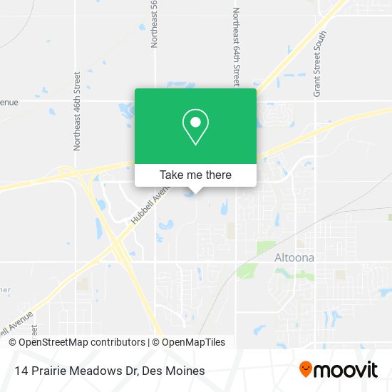 14 Prairie Meadows Dr map