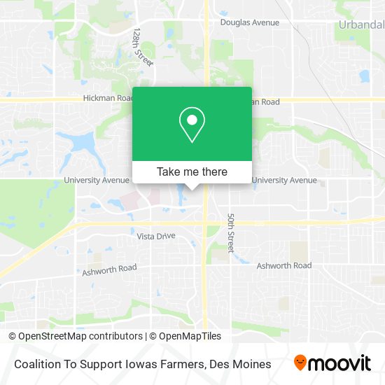 Coalition To Support Iowas Farmers map