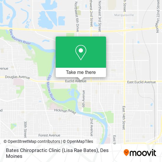 Bates Chiropractic Clinic (Lisa Rae Bates) map