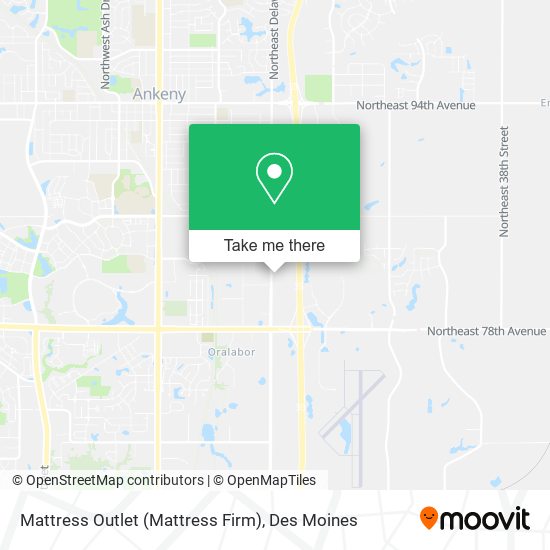 Mapa de Mattress Outlet (Mattress Firm)