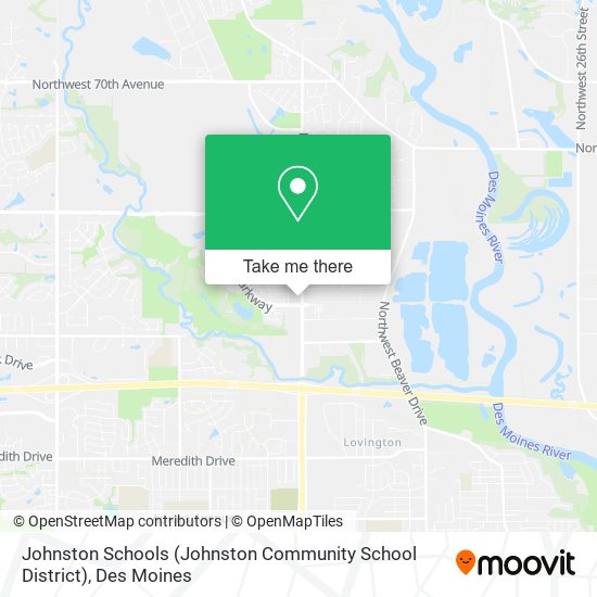 Mapa de Johnston Schools (Johnston Community School District)