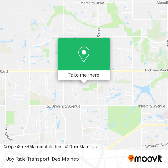 Joy Ride Transport map