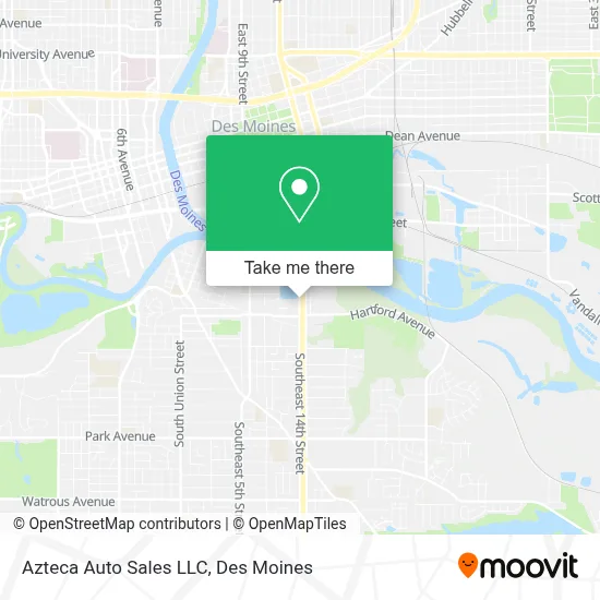 Azteca Auto Sales LLC map
