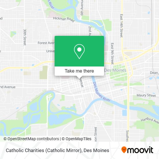 Catholic Charities (Catholic Mirror) map