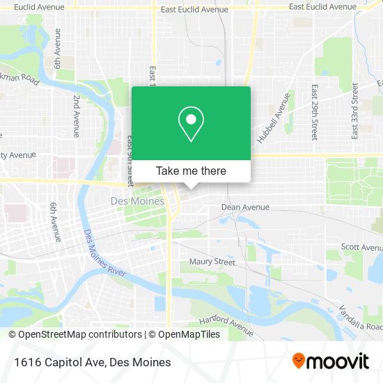 1616 Capitol Ave map