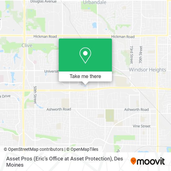 Asset Pros (Eric's Office at Asset Protection) map