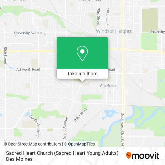 Sacred Heart Church (Sacred Heart Young Adults) map