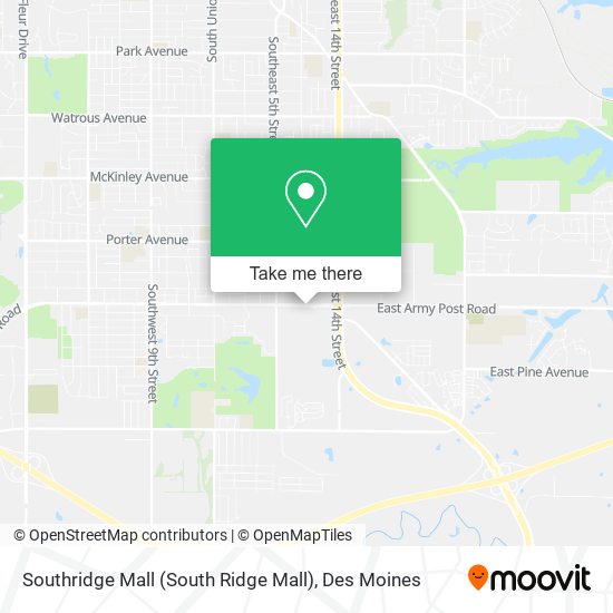 Southridge Mall (South Ridge Mall) map