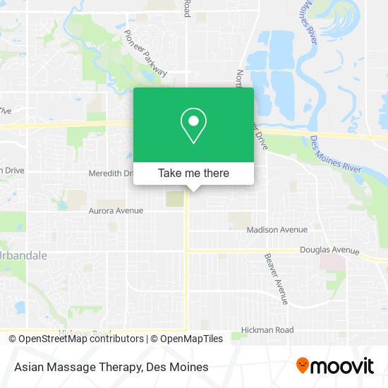 Asian Massage Therapy map