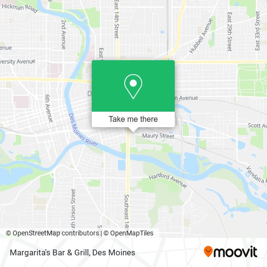 Margarita's Bar & Grill map