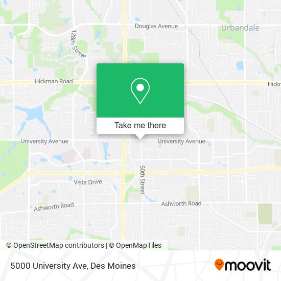 5000 University Ave map