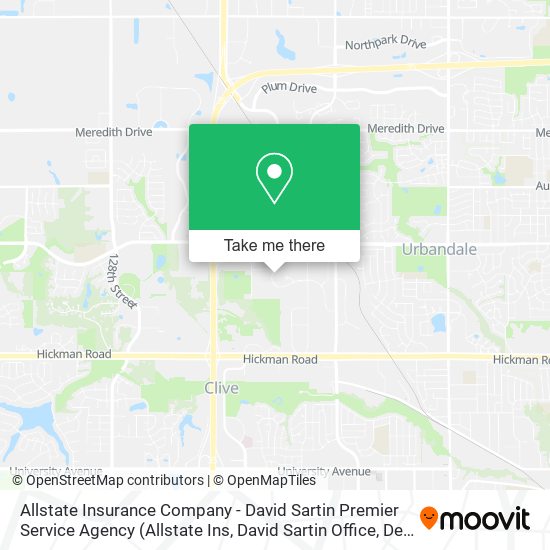 Allstate Insurance Company - David Sartin Premier Service Agency map