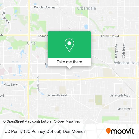 Mapa de JC Penny (JC Penney Optical)