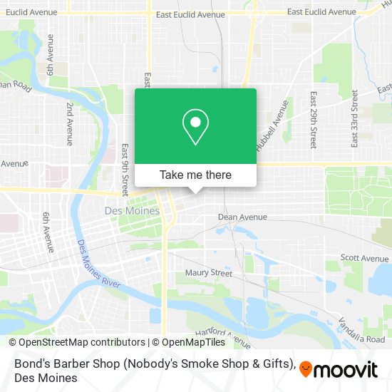 Bond's Barber Shop (Nobody's Smoke Shop & Gifts) map