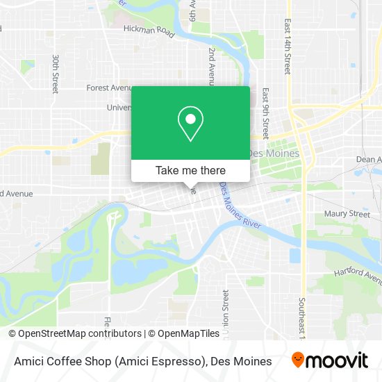 Amici Coffee Shop (Amici Espresso) map