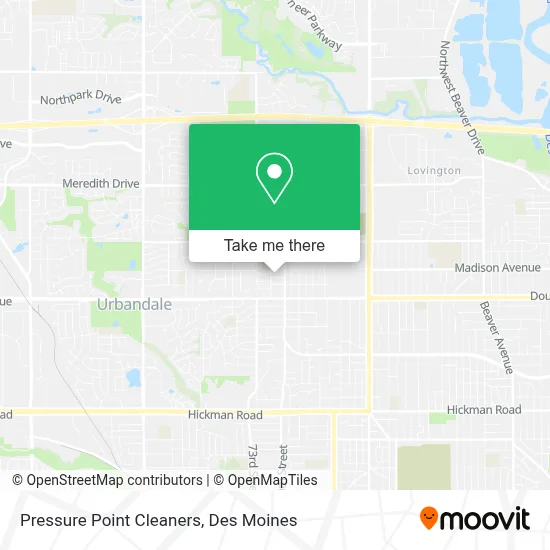 Pressure Point Cleaners map