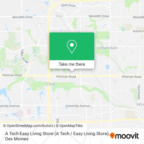 A Tech Easy Living Store map