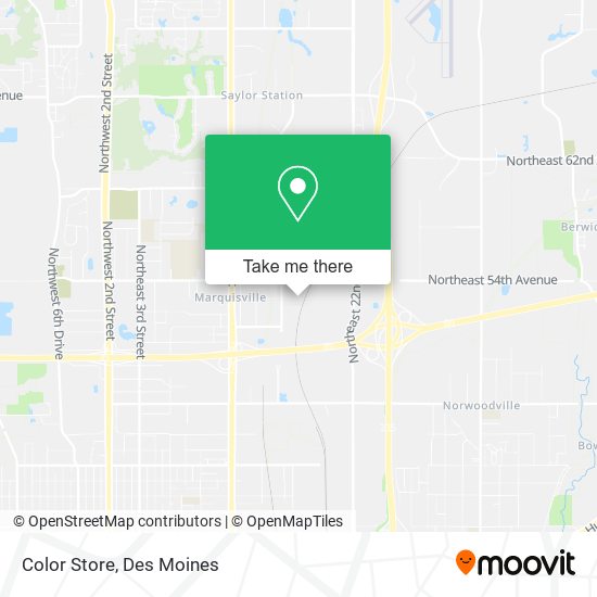 Color Store map