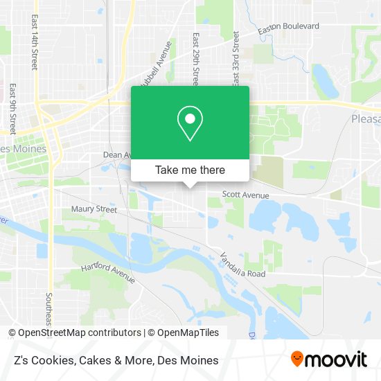 Mapa de Z's Cookies, Cakes & More