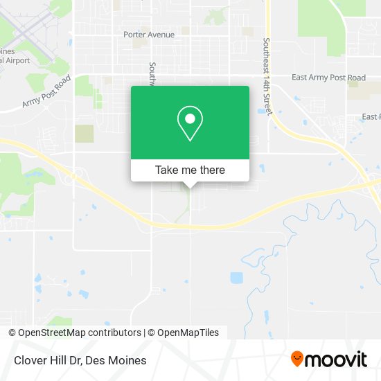 Clover Hill Dr map