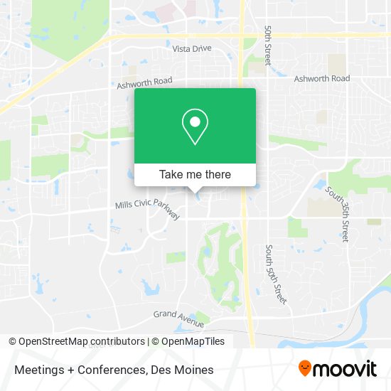 Mapa de Meetings + Conferences