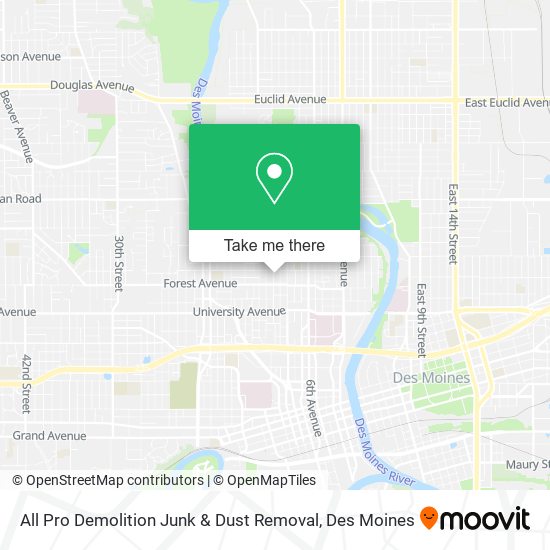 All Pro Demolition Junk & Dust Removal map