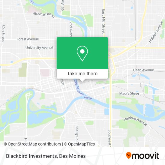 Blackbird Investments map