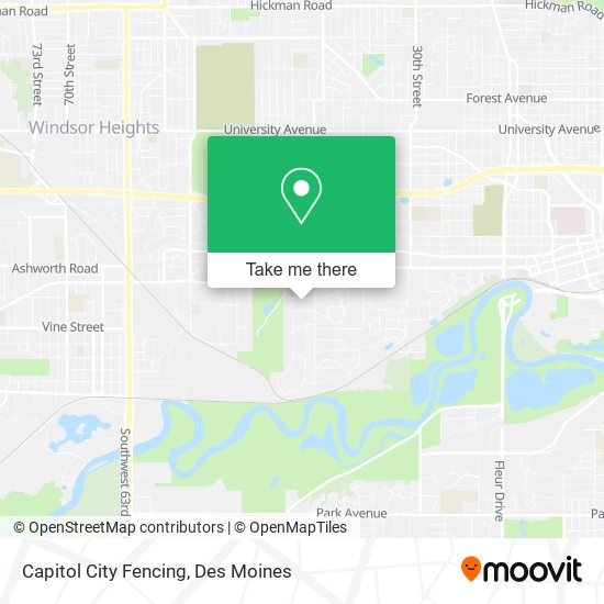 Capitol City Fencing map