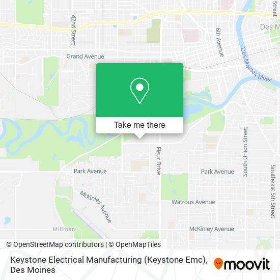 Mapa de Keystone Electrical Manufacturing (Keystone Emc)