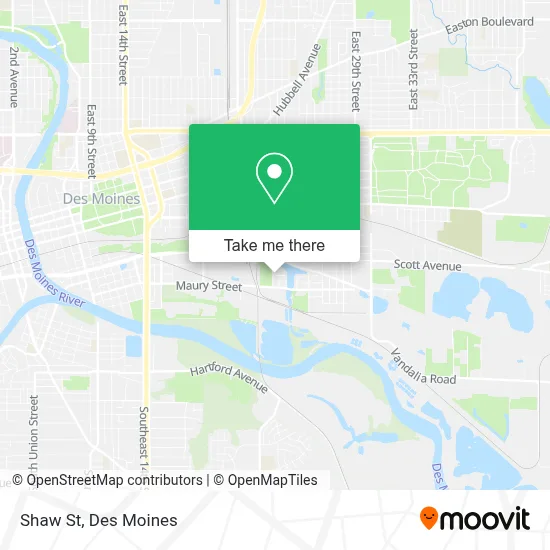 Shaw St map