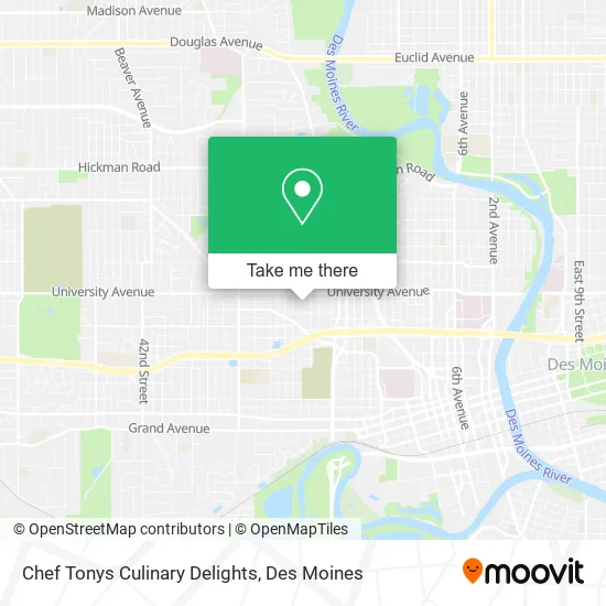 Mapa de Chef Tonys Culinary Delights