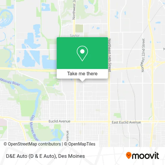 D&E Auto map