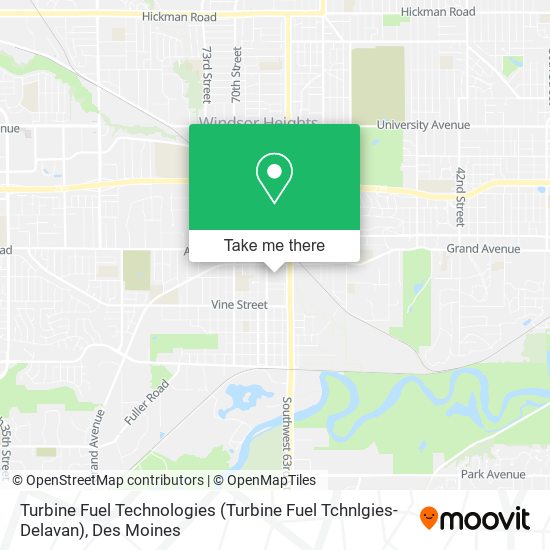 Turbine Fuel Technologies (Turbine Fuel Tchnlgies-Delavan) map
