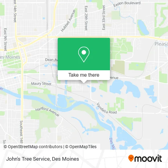 John's Tree Service map