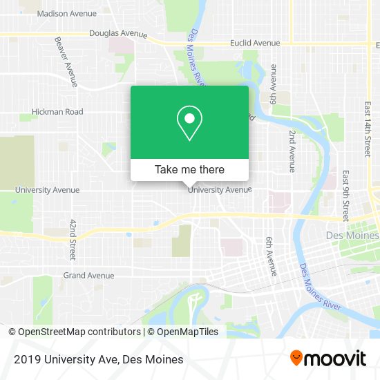 2019 University Ave map