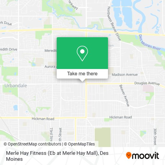 Merle Hay Fitness (Eb at Merle Hay Mall) map