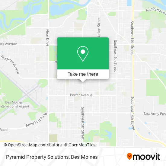 Pyramid Property Solutions map