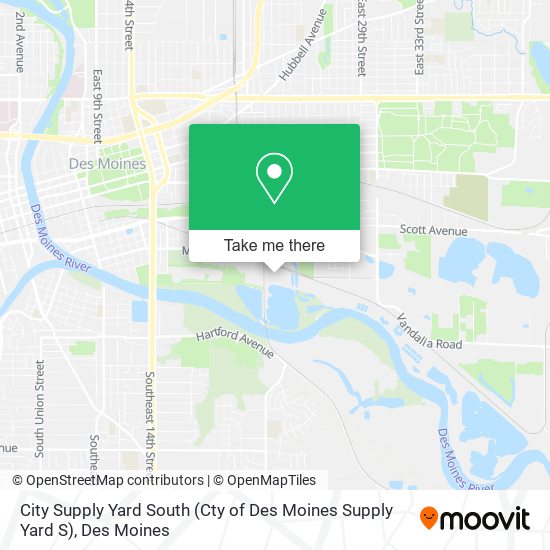 City Supply Yard South (Cty of Des Moines Supply Yard S) map