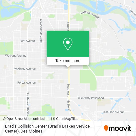 Brad's Collision Center (Brad's Brakes Service Center) map