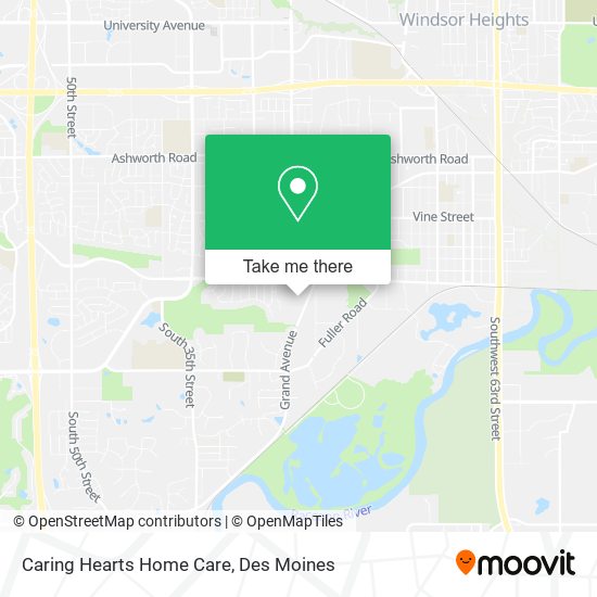 Caring Hearts Home Care map